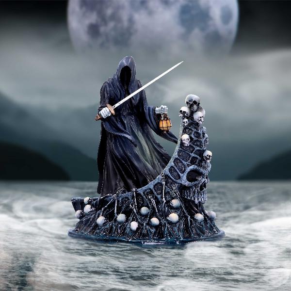 Photo #5 of product D6579Y3 - Soul Reaper on a Sailing Boat Ornament