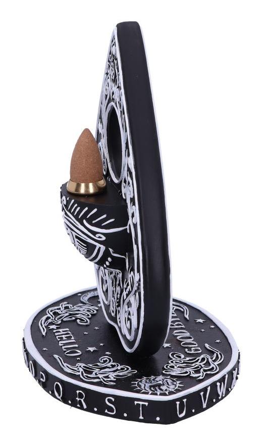 Photo #4 of product B6464X3 - Black and White Spirit Board Planchette Backflow Incense Burner 15cm
