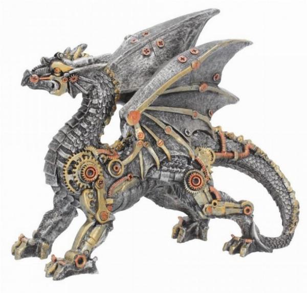 Photo of Steampunk Dragon Small Figurine 20cm