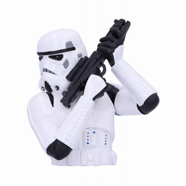 Photo #2 of product B6194W2 - Stormtrooper Bust Figurine (Small) 14.2cm