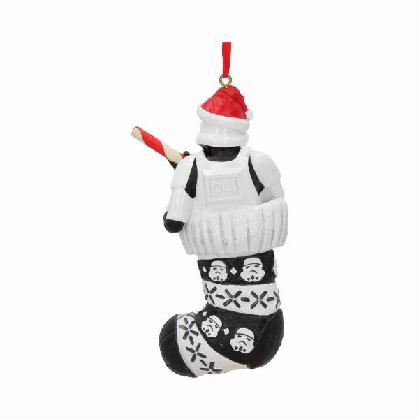 Photo #3 of product B5779U1 - Officially Licensed Stormtrooper in Stocking Hanging Ornament 11.5cm