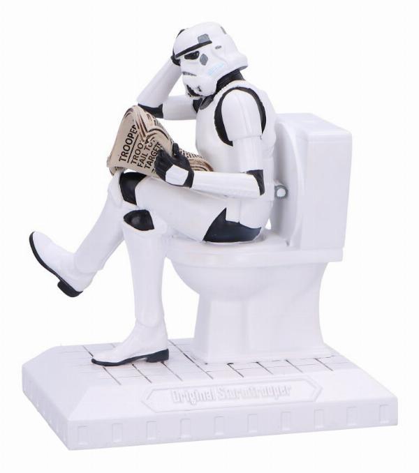 Photo #1 of product B6946A25 - Original Stormtooper Pooper Trooper on a Toilet Figurine