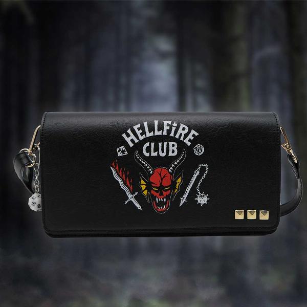 Photo #2 of product C6395X3 - Stranger Things Hellfire Club Baguette Bag 26.5cm