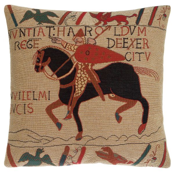 Phot of The Bayeux Tapestry Harolds Tapestry Cushion