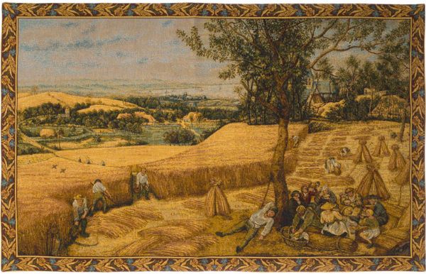 Phot of The Harvest By Pieter Bruegel Wall Tapestry