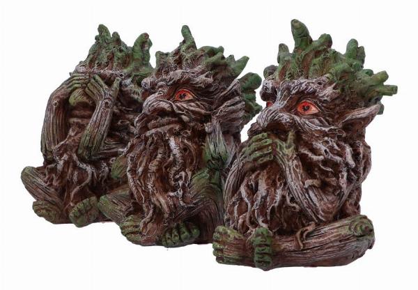 Photo #2 of product U6322X3 - Three Wise Ents Tree Spirit Figurines 10cm