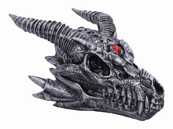 Photo #2 of product U6712A24 - Tribal Flame Dragon Skull Head 21.5cm