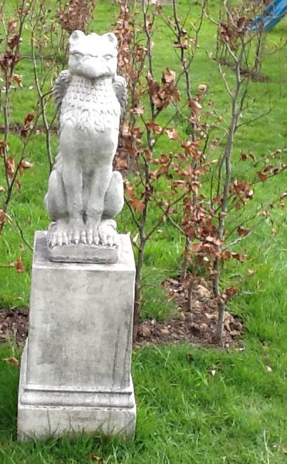 Photo of Upright Griffin Stone Statue