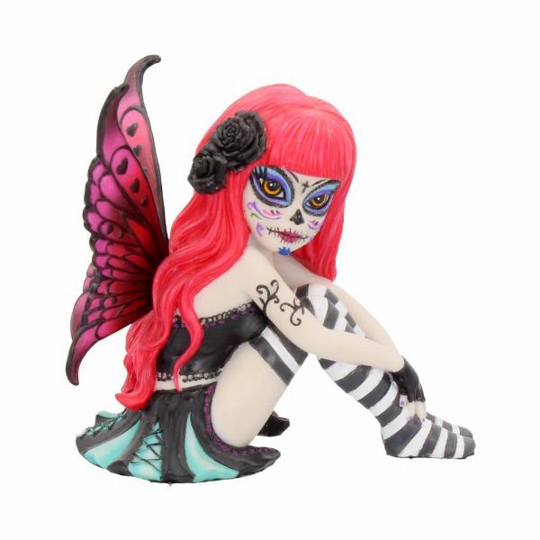 Photo #1 of product B2299F6 - Valentina Figurine Sugar Skull Fairy Ornament
