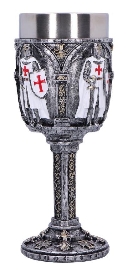 Photo #2 of product U6876C24 - Valiant Medieval Knight Architectural Goblet