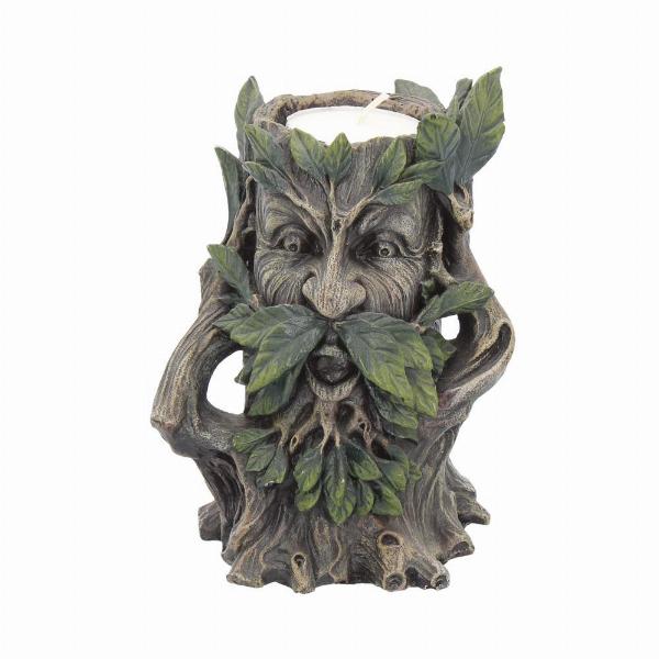 Photo #5 of product NEM2779 - Wildwood Tree Spirit Tealight Holder 12cm