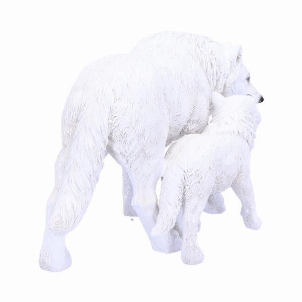 Photo #4 of product U4774P9 - Winter Offspring Mother and Wolf Pup Ornament
