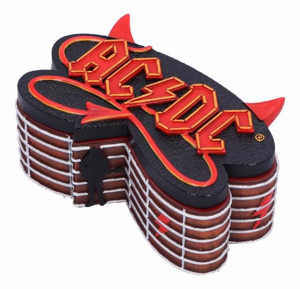 Photo #2 of product B6641B24 - ACDC Logo Guitar Inspired Box