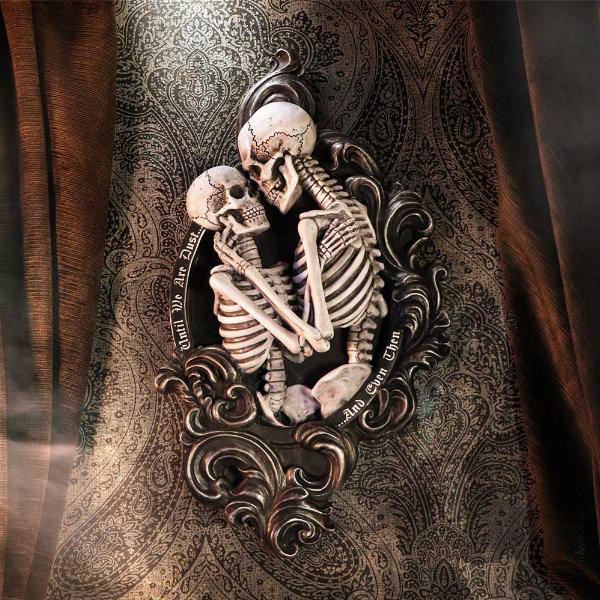 Photo #5 of product B6469X3 - And Even Then Skeleton Wall Plaque 39cm