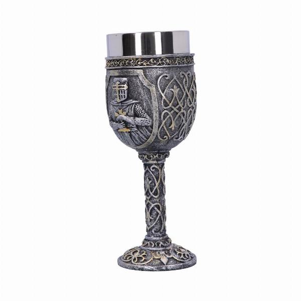 Photo #2 of product U3878K8 - Armoured Medival Knight Soldier Goblet 19cm