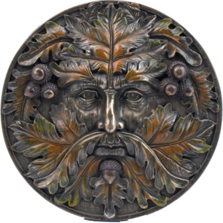 Photo of Autumn Tree Spirit Wall Plaque Green Man