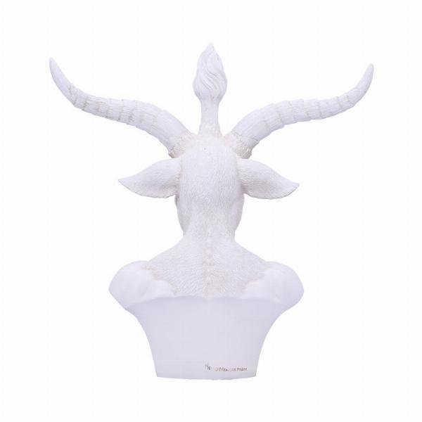 Photo #3 of product B5780U1 - White Baphomet Bust 33.5cm