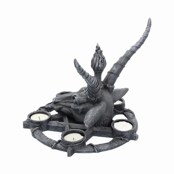 Photo #3 of product B1485D5 - Baphomet Sabbatic Goat Diety Candle Holder