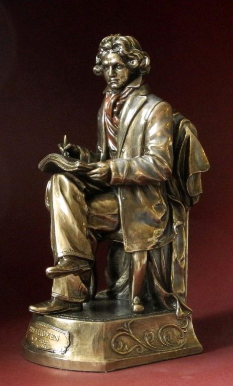 Photo of Beethoven Bronze Figurine