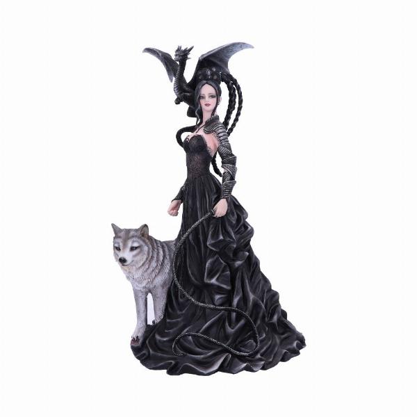 Photo #1 of product D4992R0 - Nene Thomas Bellamaestra Dragonling and Wolf Companion Figurines