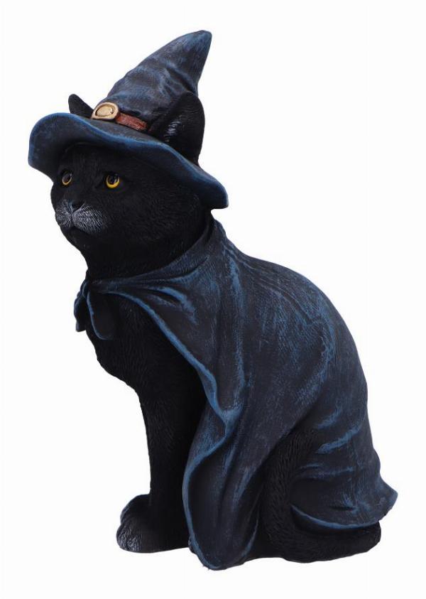 Photo #3 of product U6689A24 - Bewitching Witch Cat Figurine 18.5cm
