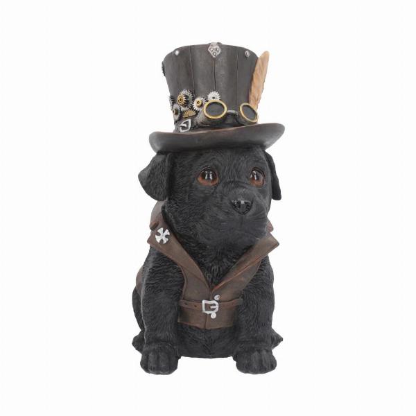 Photo #1 of product U4460N9 - Cogsmiths Adorable Steampunk Dog Figurine 21cm