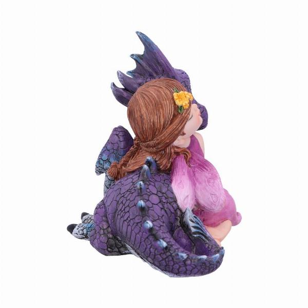 Photo #4 of product U5072R0 - Companion Cuddle Fairy and Purple Dragon Hugging Figurine