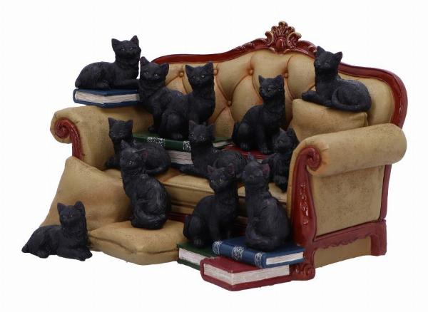 Photo #3 of product U6729A24 - Couch Clowder with 48 Display Cats 22cm