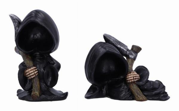 Photo #1 of product U5951V2 - Creapers set of two reapers figurines 9.5cm