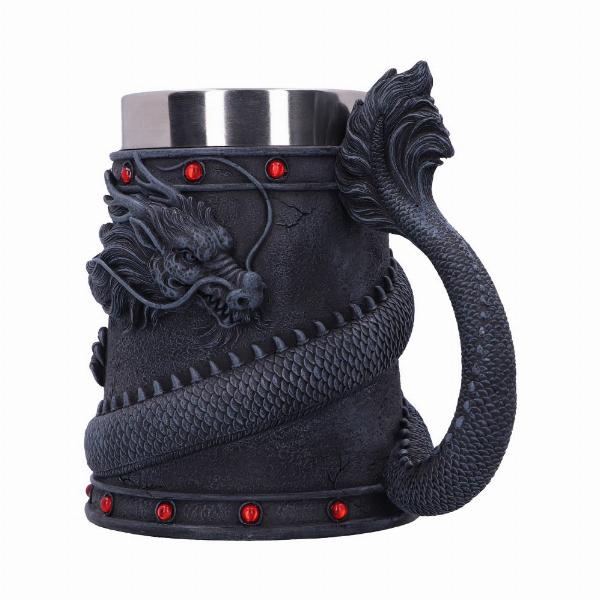 Photo #2 of product B5883V2 - Dragon Coil Tankard 16cm