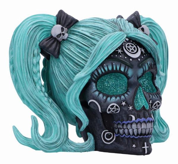 Photo #1 of product B6590Y3 - Drop Dead Gorgeous - Cute and Cosmic Witchy Doll Skull