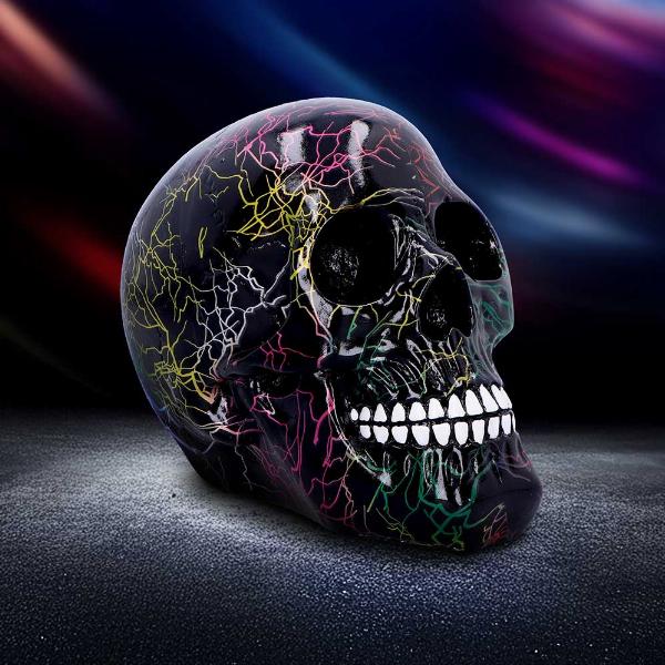Photo #5 of product D7081B25 - Electro Decorative Resin Skull