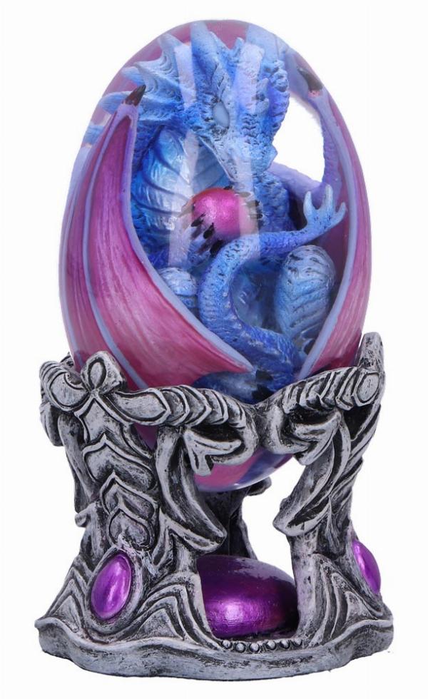 Photo #2 of product B6910C24 - Elemental Dragonlings - Water Dragon in Clear Egg