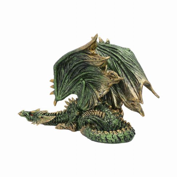 Photo #3 of product U5822U1 - Green Dragon Figurine 25.3cm