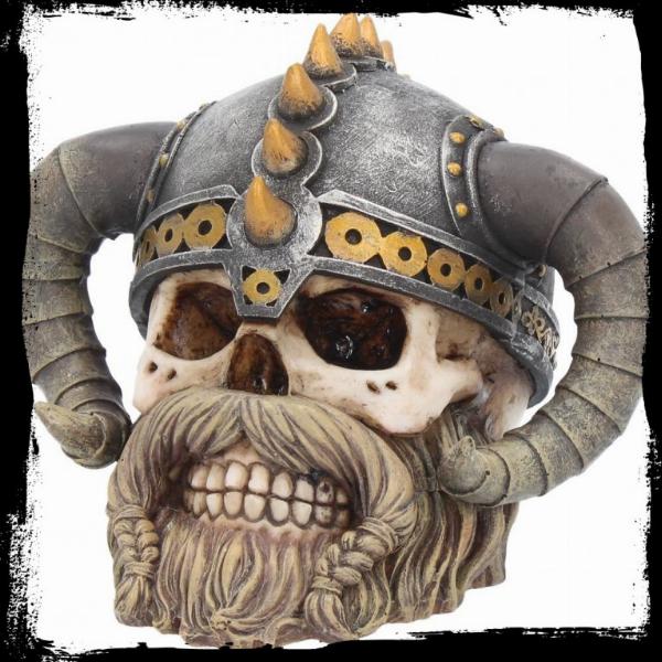 Erik Viking Skull Ornament 15cm Gothic Gifts