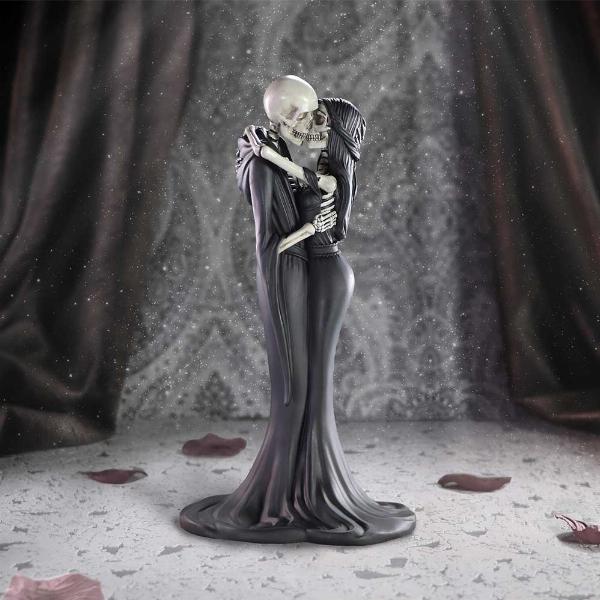Photo #5 of product B6462X3 - Eternal Kiss Gothic Skeletons Figurine 24cm