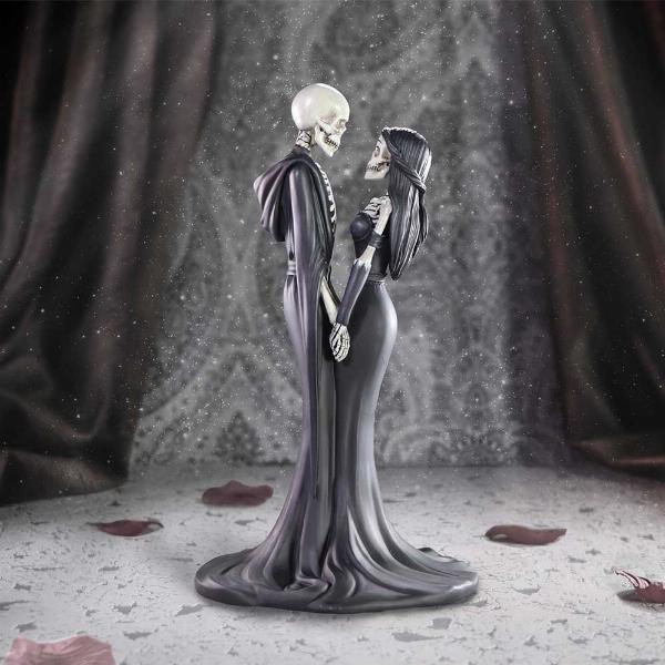 Photo #5 of product B6460X3 - Eternal Vow Gothic Skeletons Figurine 24cm