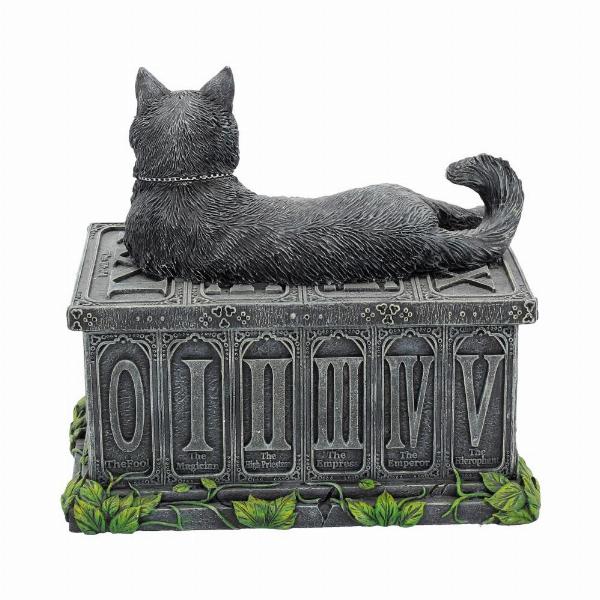 Photo #4 of product B2808G6 - Fortune's Watcher Cat Familiar Tarot Box
