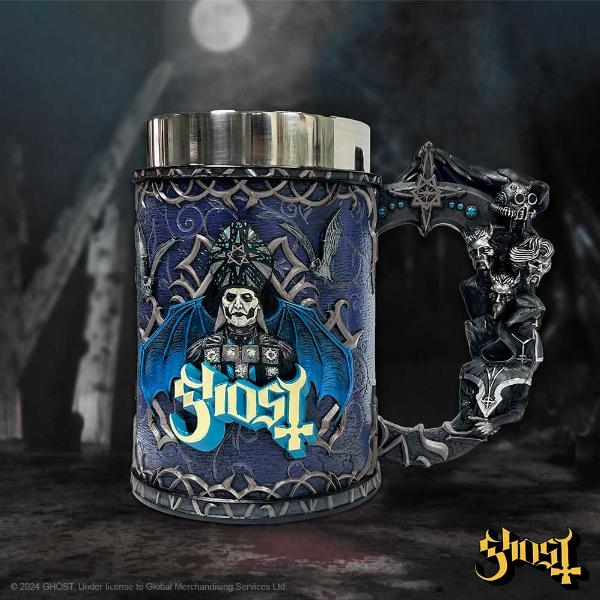 Photo #2 of product B6662B24 - Ghost Papa Emeritus Evolution Tankard in Blue