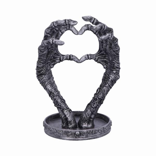 Photo #3 of product B5261S0 - Gothic Mummified Love Heart Hands Jewellery Dish Holder