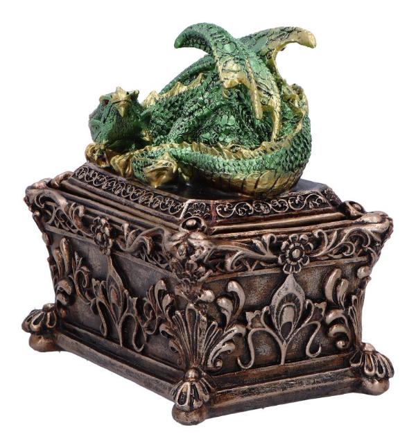 Photo #2 of product U6872C24 - Guardian of the Hoard Dragon Trinket Box