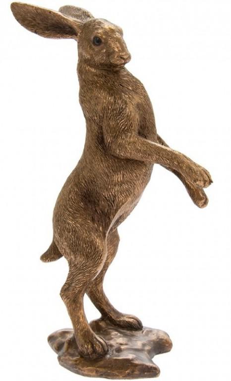 Photo of Hare Standing Bronze Figurine Leonardo Collection