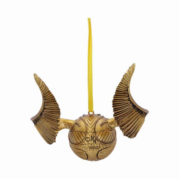 Photo #4 of product B5623T1 - Officially Licensed Harry Potter Golden Snitch Quidditch Hanging Ornament