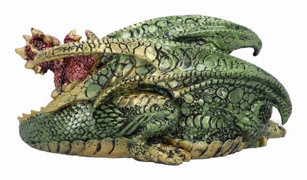 Photo #3 of product U6332X3 - Hatchling Horde Metallic Dragon Figurine 17.3cm