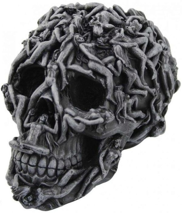 Photo of Hells Desire Skull Ornament 18cm