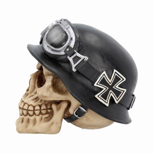 Photo #3 of product K2762G6 - Iron Cross Helmet and Goggles Biker Skull