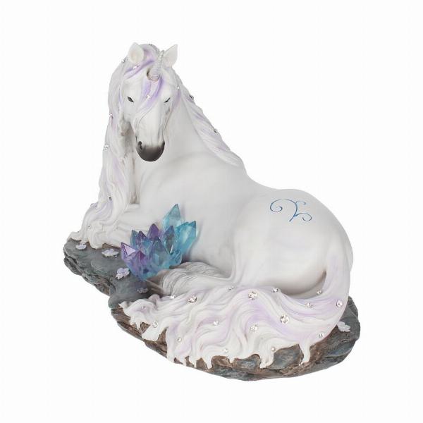 Photo #2 of product B2832H7 - Jewelled Tranquillity Figurine White Unicorn and Crystal Ornament