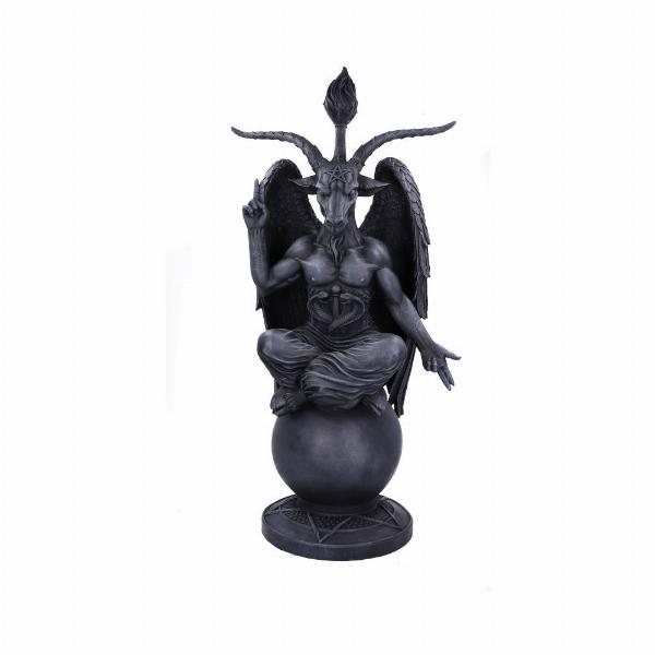 Photo #1 of product B4737P9 - Extra Large Black Baphomet Figurine