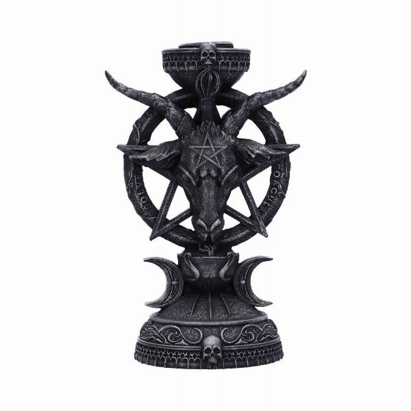 Photo #1 of product B5702U1 - Baphomet Candle Holder 15.5cm