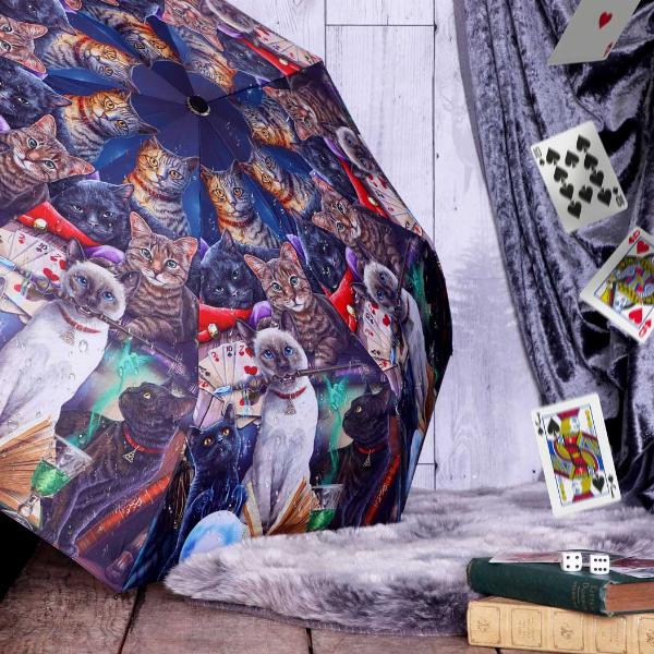 Photo #2 of product B5866U1 - Lisa Parker Magical Cats Umbrella
